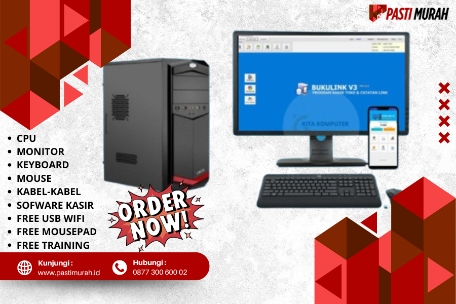 Paket Komputer Khusus Agen dan Kasir Toko