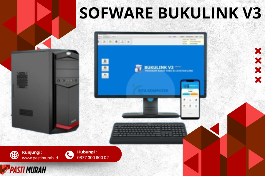BUKULINK V3 - Program Toko Pembukuan Agen Terlengkap